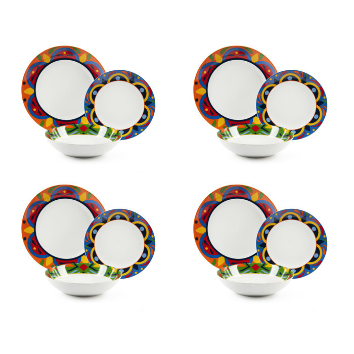 Excelsa Porcelain Dinnerware Set | Wayfair.co.uk